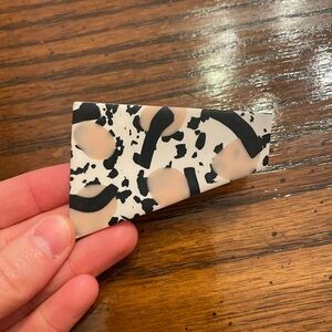 Abstract Polymer clay brooch